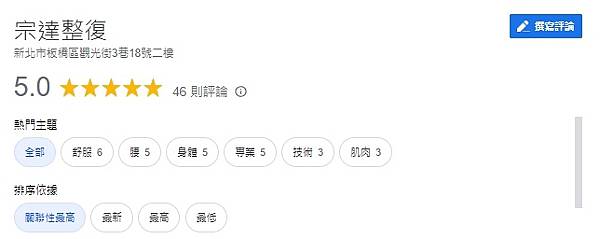 板橋 宗達整復