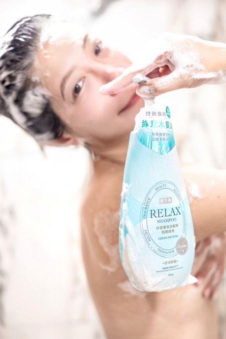 水平衡RELAX香水洗髮精 -甦醒綠意控油韌髮